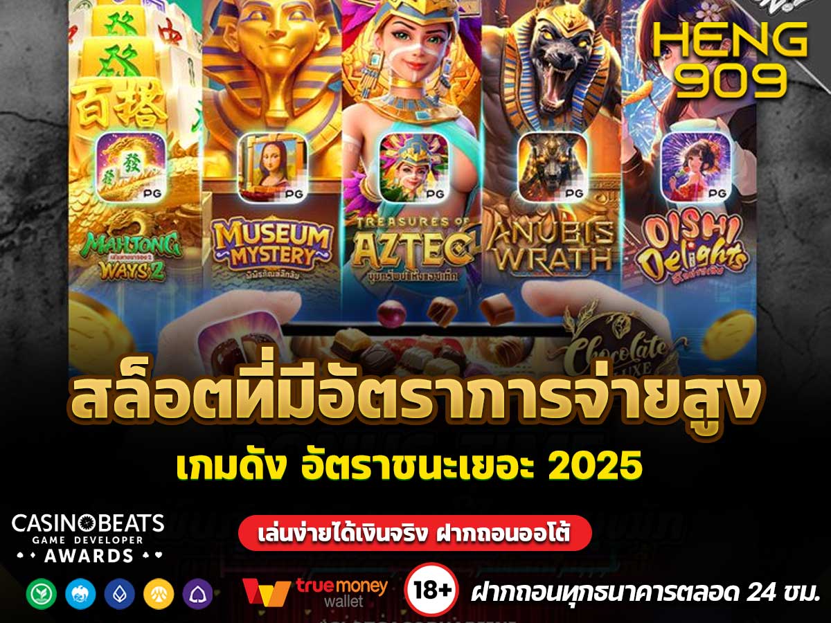 สล็อตที่มีอัตราการจ่ายสูง